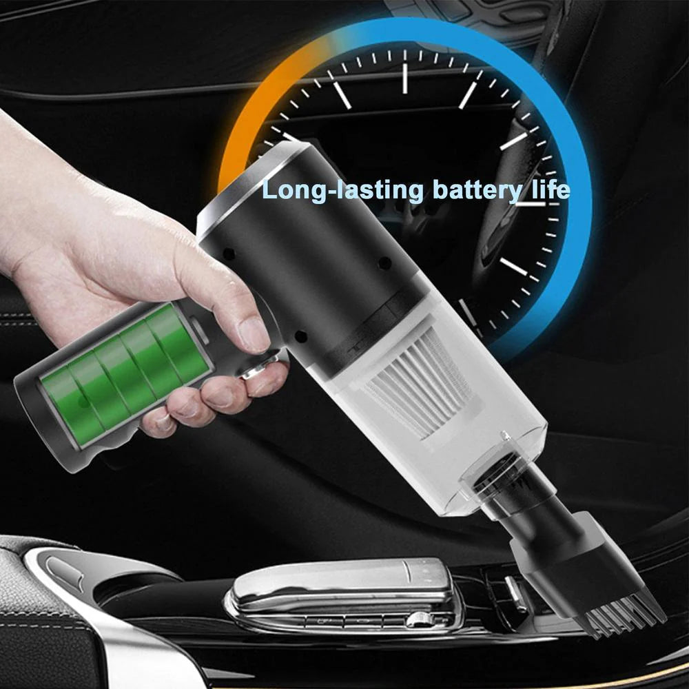 Professional rewrite: "Compact 120W Cordless Handheld Vacuum Cleaner for Home, Car, and Auto Use"
